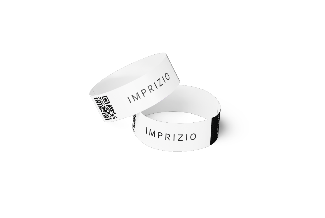Bracelet de contrôle en papier recyclable — Évènementiel personnalisé visuel 2 | Imprizio