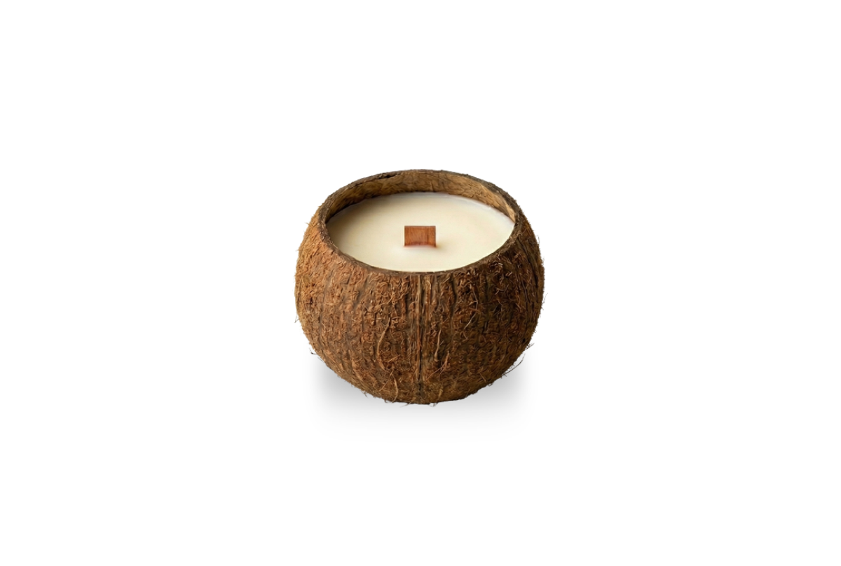 Bougie de soja à la noix de coco — Évènementiel personnalisé | Imprizio