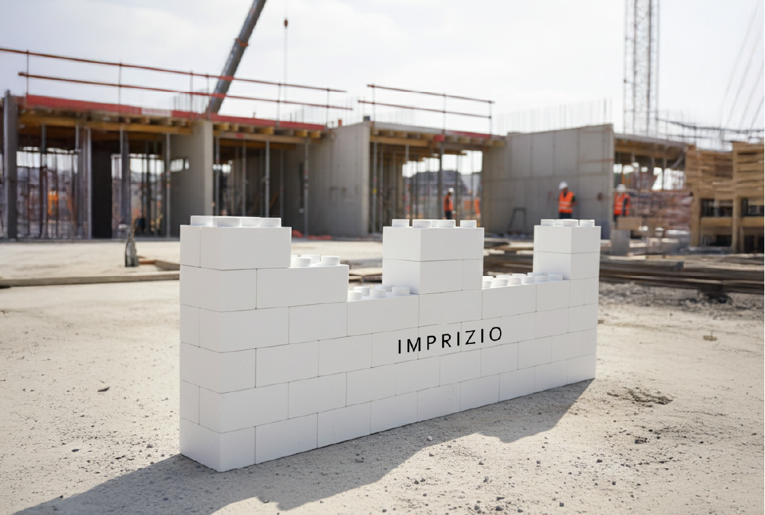 Brique de construction — Évènementiel personnalisé visuel 2 | Imprizio