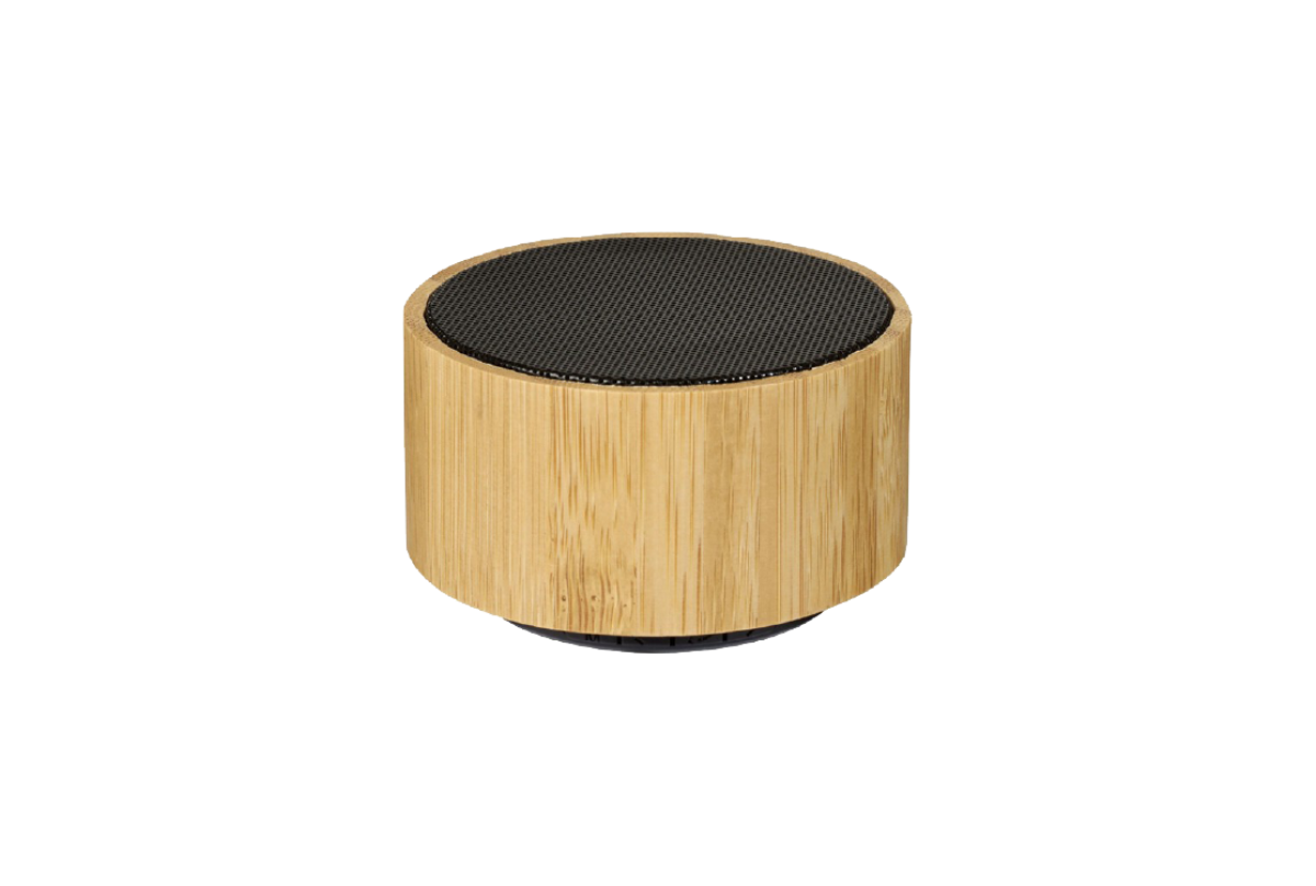 Haut-parleur Bluetooth® en bambou — Goodies personnalisé | Imprizio
