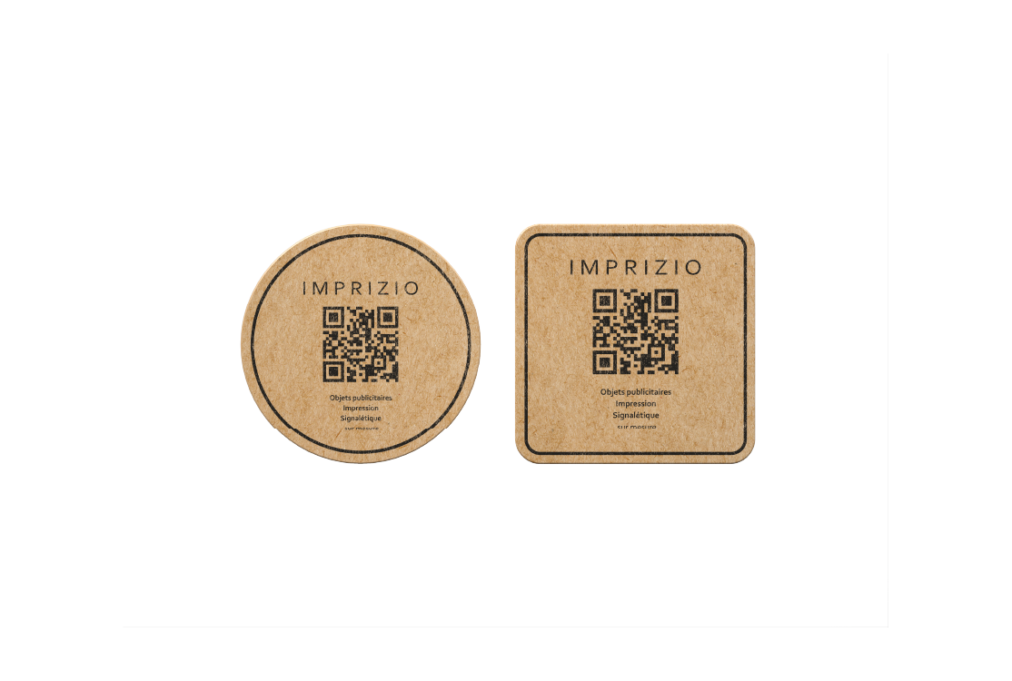 Sous-bock ou sous-verre — Imprizio