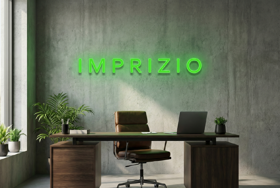 Logo néon — Affichage publicitaire personnalisé visuel 2 | Imprizio