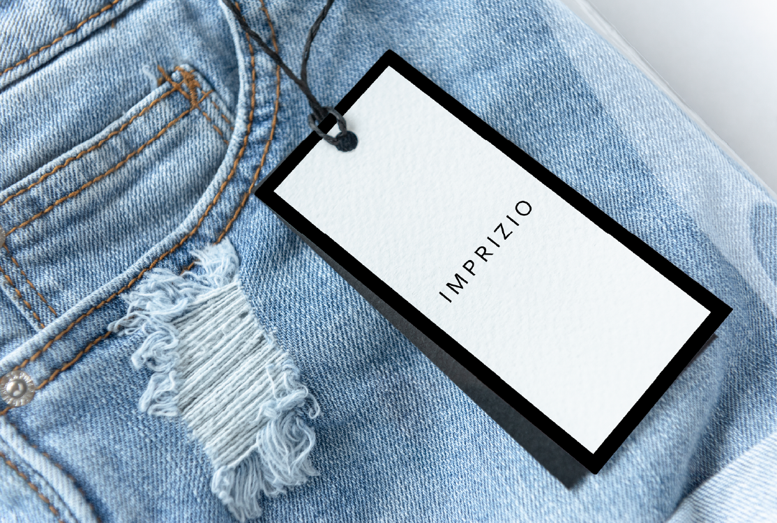Etiquette vêtement — Papeterie personnalisé visuel 2 | Imprizio