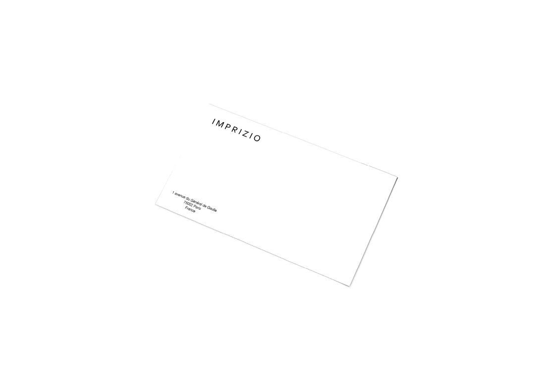 Carte de correspondance — Papeterie personnalisé | Imprizio