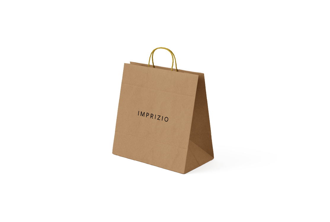 Sac kraft — Packaging personnalisé visuel 2 | Imprizio