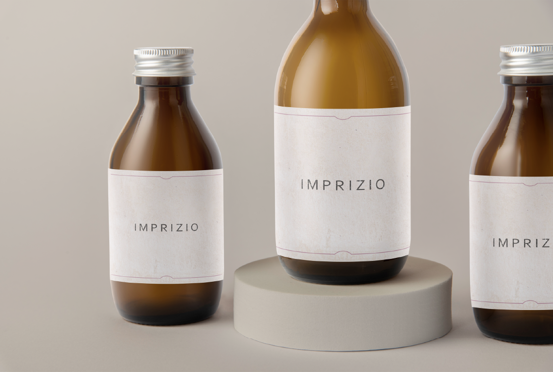 Etiquette Bouteille — Adhésif personnalisé visuel 2 | Imprizio