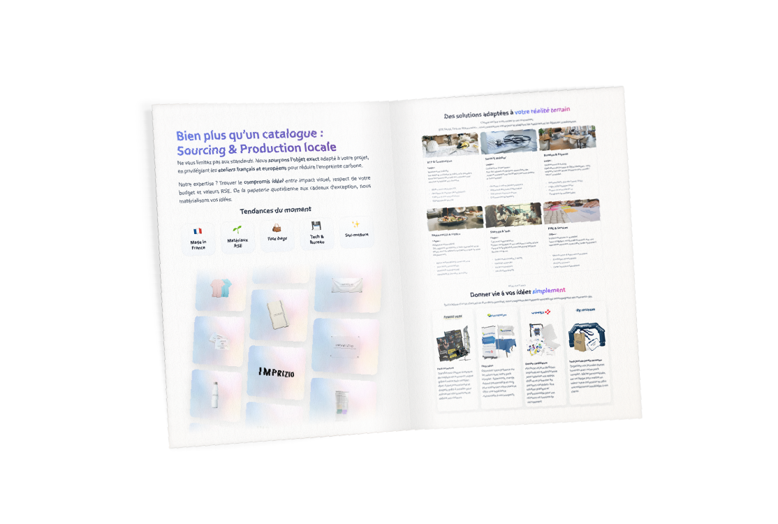 Brochure — Brochure personnalisé visuel 2 | Imprizio