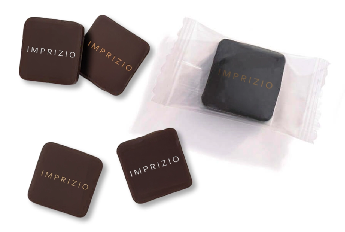 Chocolat individuel — Évènementiel personnalisé visuel 2 | Imprizio