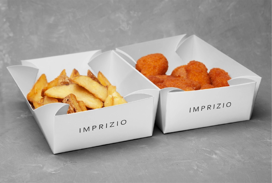 Barquette alimentaire — Évènementiel personnalisé visuel 2 | Imprizio
