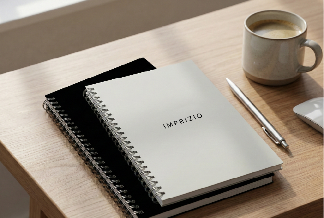 Bloc-note/carnet — Papeterie personnalisé visuel 2 | Imprizio