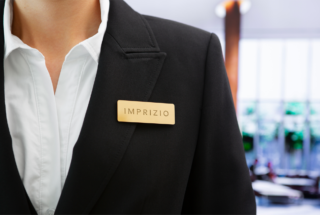 Badge en métal — Évènementiel personnalisé visuel 3 | Imprizio