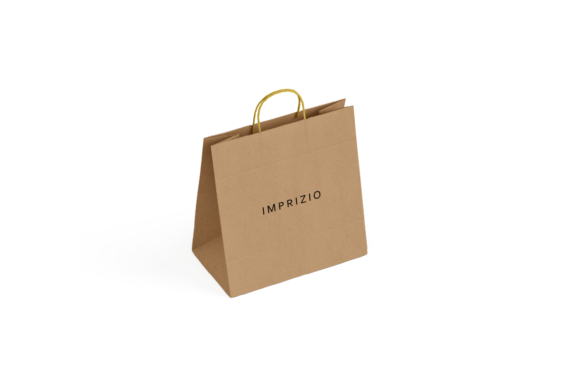Sac kraft — Packaging personnalisé visuel 3 | Imprizio