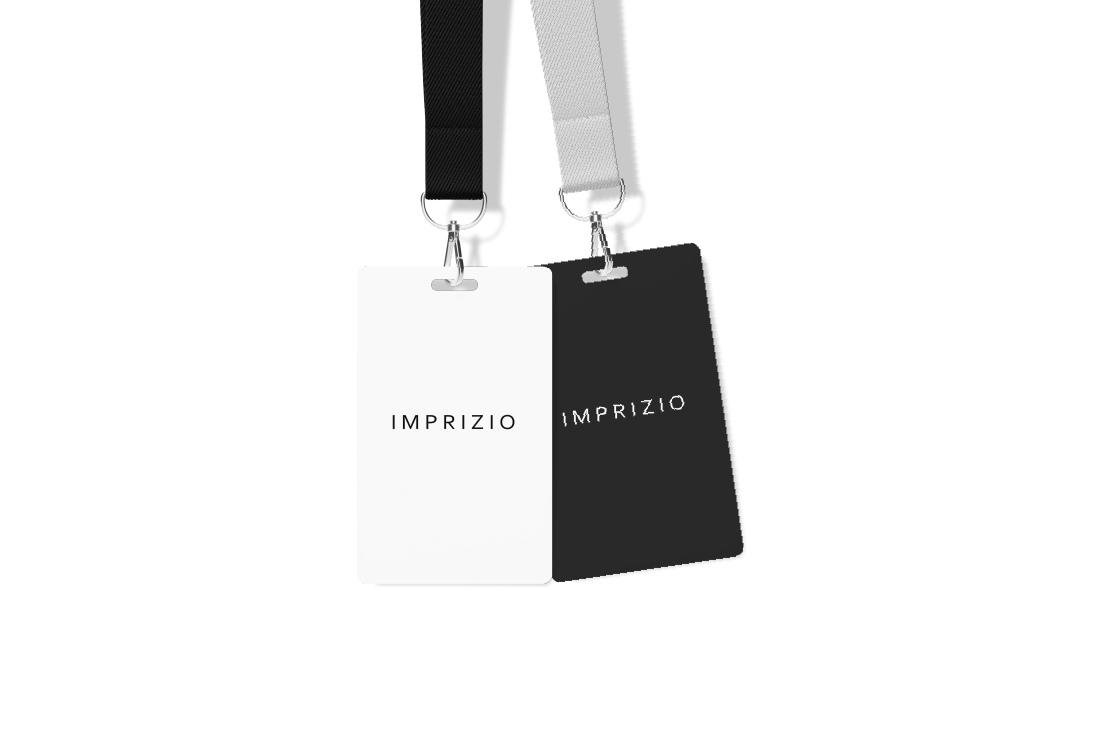 Badge PVC — Évènementiel personnalisé | Imprizio